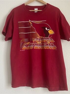 Vintage 1994 Arizona Cardinals single stitch NFL graphic t-shirt, maroon